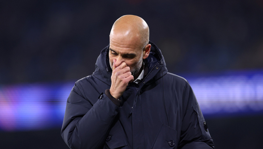 曼城玩脱了？轮换10人致主场翻车！7年神迹终结，54岁瓜帅：我很后悔