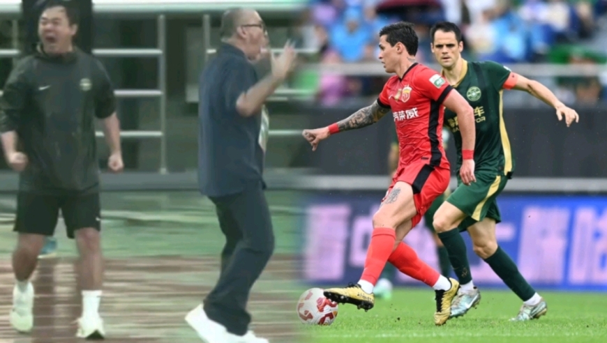 中超神剧情浙江2-2海港：弗兰克破门被吹+读秒绝平，16分钟超长补时