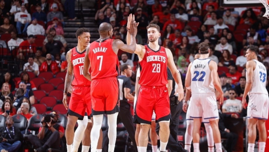 NBA常规赛：火箭加时逆转魔术4连胜 申京准三双送绝平杜兰特35分