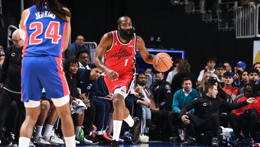 快船活塞生死时刻：哈登关键2+1完成救赎 里德两罚不中葬送比赛