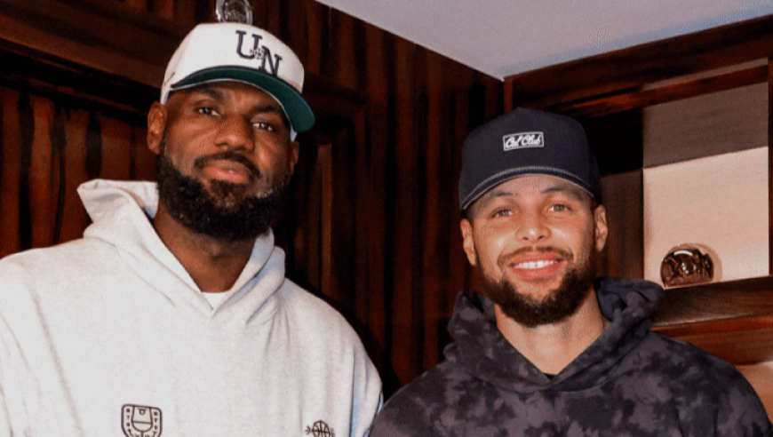 詹姆斯调侃库里毁了NBA：所有人都在投三分 一切都源于斯蒂芬