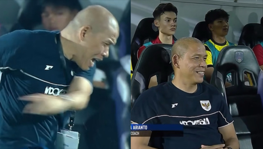 首回合丢7球暴跳如雷！再战U17国足印尼主帅神情轻松微笑面对
