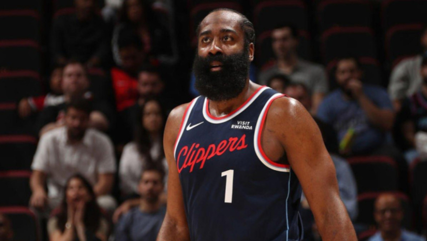 哈登耻辱一战！第三节开打即投降 20分钟11分5失误正负值-39