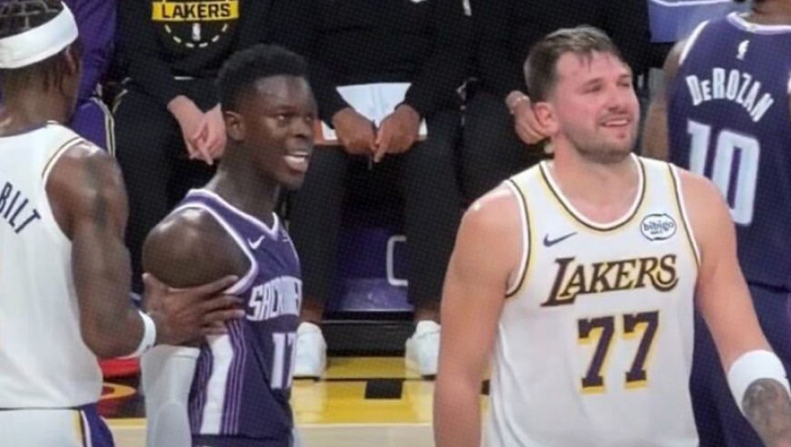 揭秘赛后冲突内幕！施罗德动手欲打东契奇 艾顿第一时间劝架安保介入