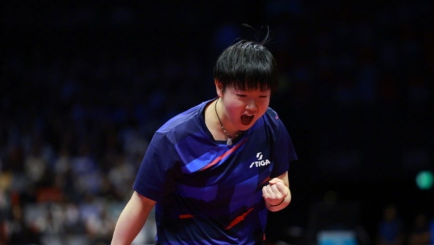 都是命？25岁孙颖莎无奈了：全运决赛2输王曼昱 奥运决赛2输陈梦