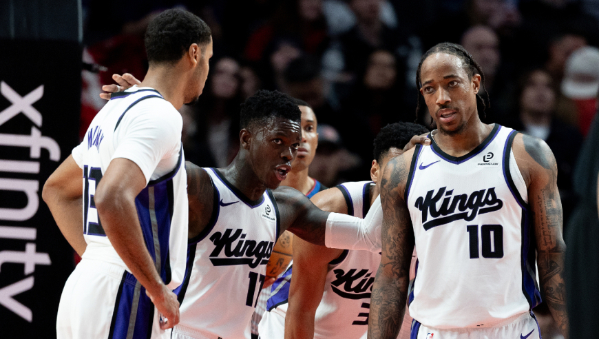 【集锦】国王133-134开拓者 德罗赞33分阿夫迪亚35分反绝杀开拓者加时险胜国王