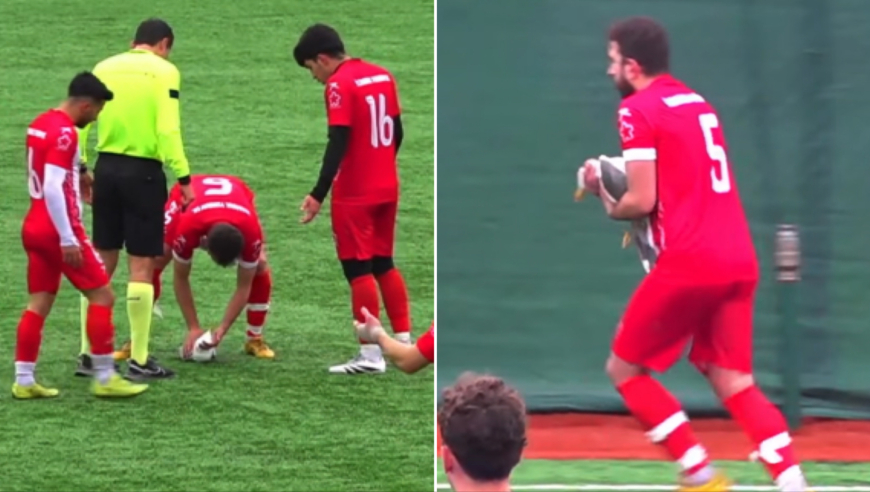 活久见系列！土耳其业余联赛海鸥遭皮球击落，球员使用CPR成功救活