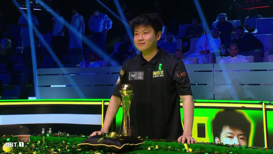 2025斯诺克167金球赛：赵心童5-2罗伯逊，生涯第四冠