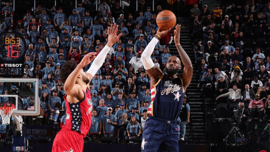 星条队战胜星辰队集锦：詹杜合砍13分 华子11分福克斯三分绝杀！