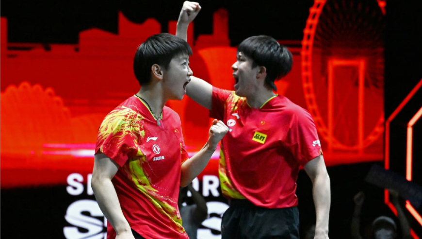 大心脏！王楚钦关键分连续招牌暴击 与孙颖莎轮流发力逆转惊呆解说