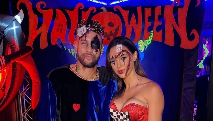 吸血鬼梅西、卡牌内马尔、小丑哈兰德，足坛巨星的万圣节玩嗨了