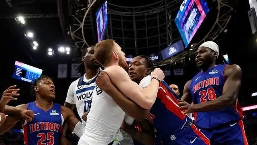 活塞中锋遭25场无薪禁赛 NBA罕见重罚 盘点他近年7次冲突！