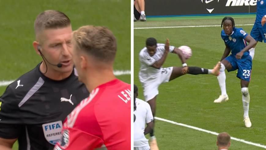 英超裁判这判罚连解说也疑惑：一波VAR三次疑似犯规，主裁避重就轻直接送切尔西点球