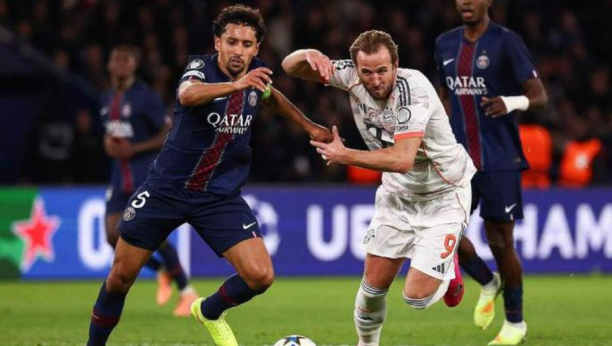 欧冠-开季16连胜！十人拜仁2-1巴黎全胜领跑，迪亚斯双响+剪刀脚直红