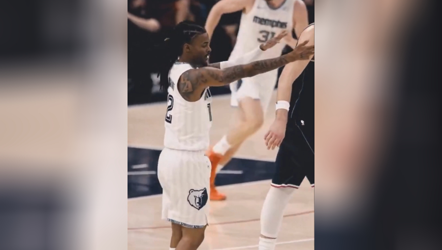 习惯性掏枪？莫兰特新庆祝动作被扒出：刚抬起手赶紧放下