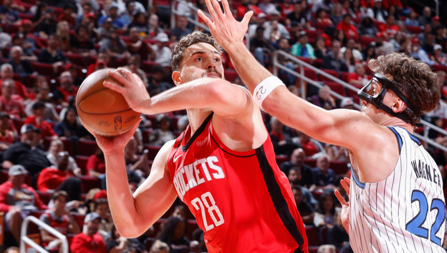 火箭申京vs魔术30分13篮板8助攻：末节勾手绝平+加时赛关键2+1