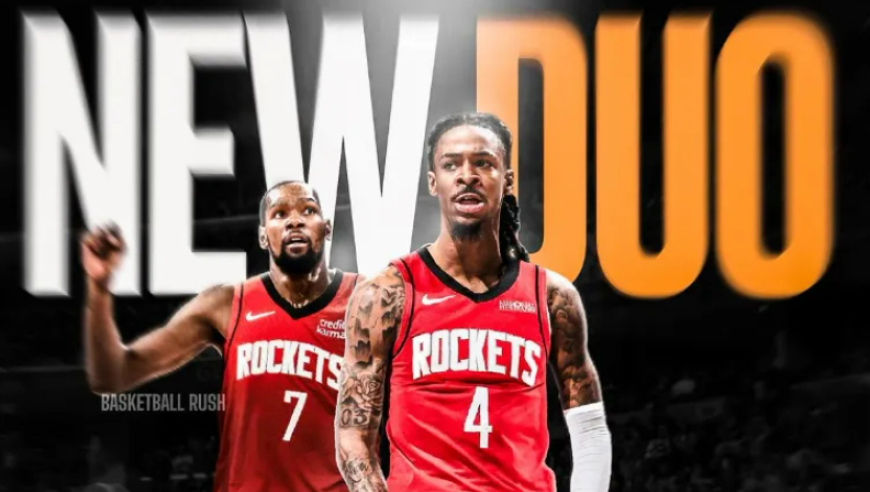 悬了，莫兰特悬了！美媒建议火箭7换1大交易