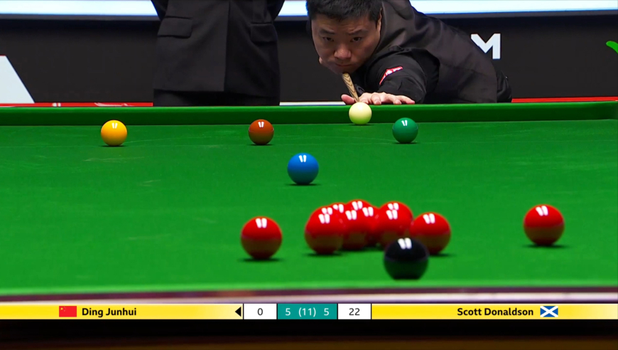 英锦赛生死局！丁俊晖破百绝杀“克星”，下场迎战世界第一