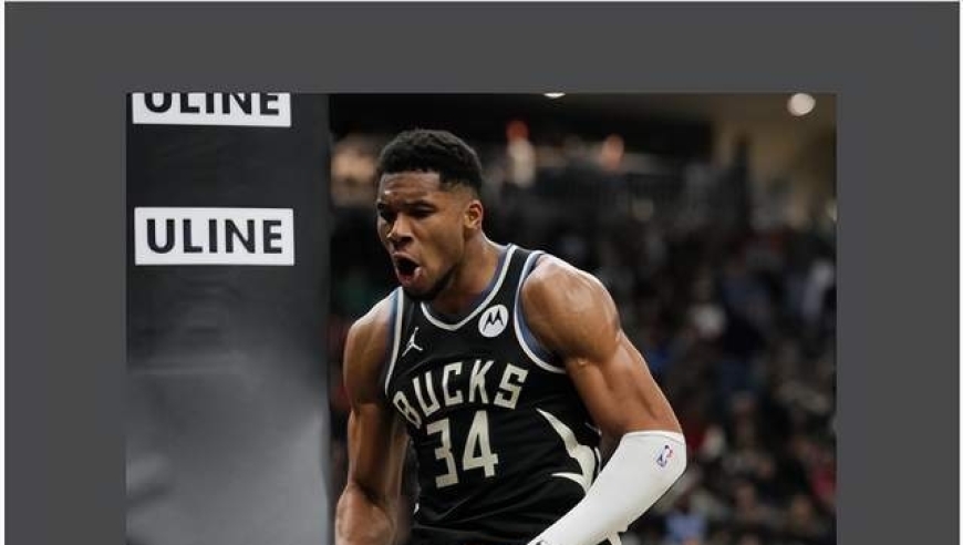 阿德托昆博达成生涯21000分里程碑，以NBA历史第6年轻的年龄实现