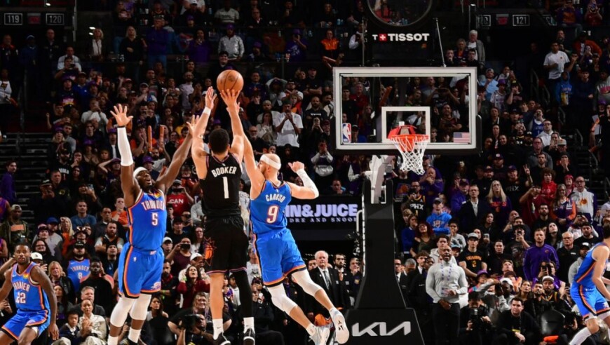 5日NBA十佳球 布克太阳神苏醒绝杀逆天改命 锡安灵光乍现自抛自扣