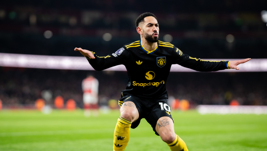 曼联3-2逆转阿森纳集锦：多古、库尼亚世界波 姆伯莫破门