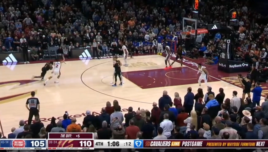 哈登关键上篮命中帮助球队锁定胜局!骑士对阵活塞全场回顾