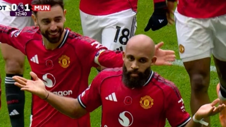 1V2头球破门！红魔7000万神锋近5轮4球1助 曼联1-0+暂升到英超第2