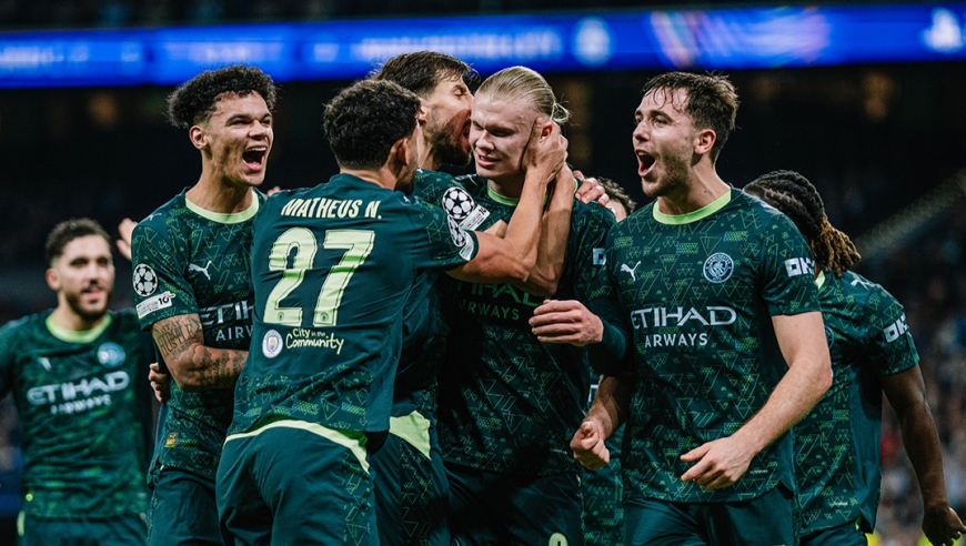 曼城2-1客胜皇马集锦：哈兰德点射奥赖利破门 罗德里戈破球荒