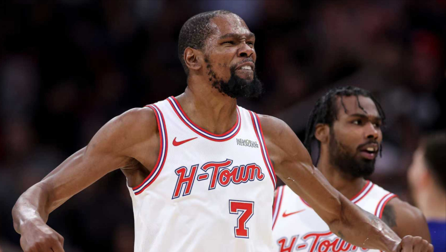 火箭最后时刻轰出13-0奠定胜局 杜兰特高难后仰彻底杀死比赛