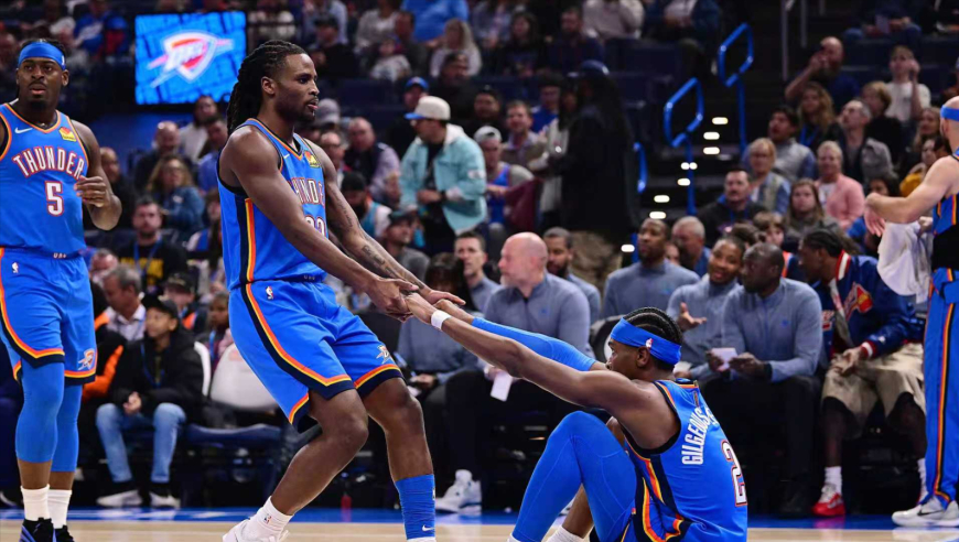 雷霆轻取快船开局8连胜回顾：亚历山大30+12哈登单节17分