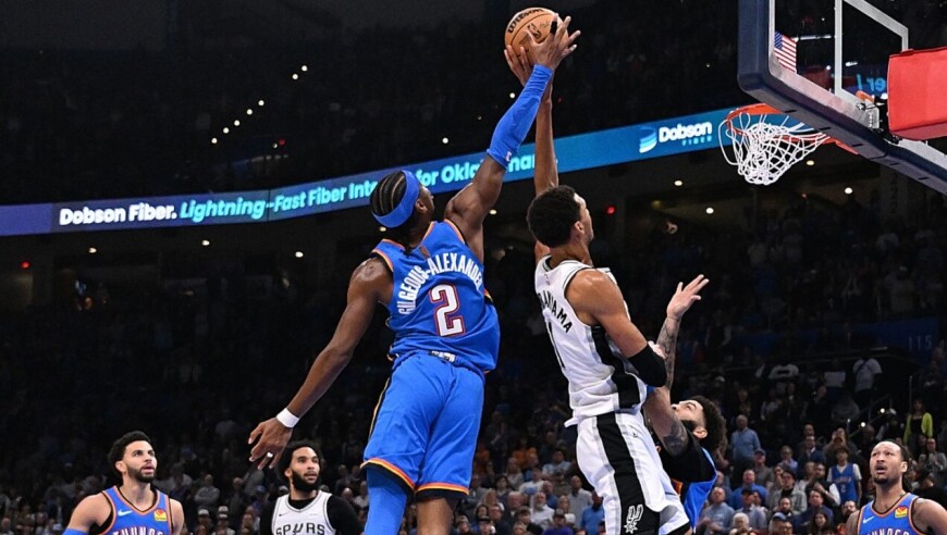 14日NBA十佳球 杜兰特独闯龙潭力劈华山 亚历山大以小博大封杀文班