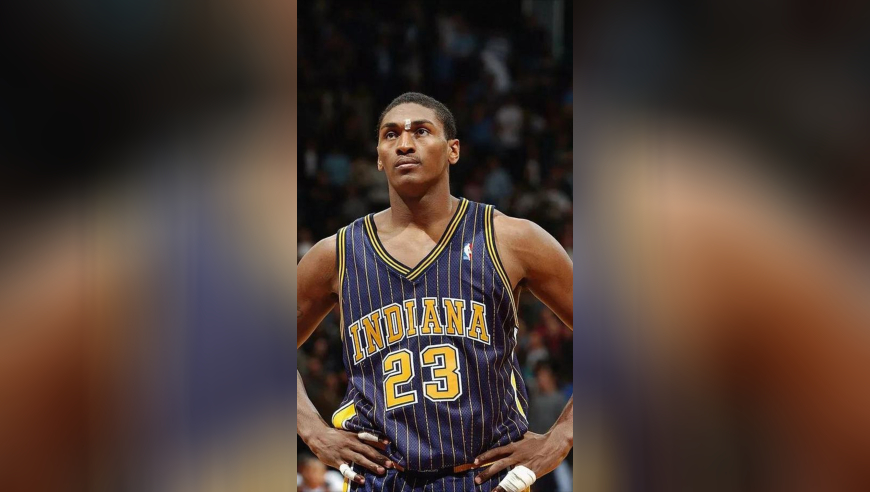 NBA冷知识：野兽一般的阿泰 却曾被妻子多次家暴 报警痛哭