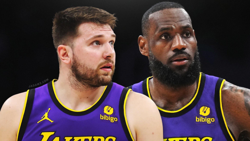 湖人东皇组合！东契奇开场三分两连中+横跨全场超远助攻詹姆斯