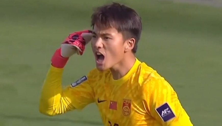 U23国足vs泰国半场集锦：李昊数次救险 中国队30分钟吃3黄