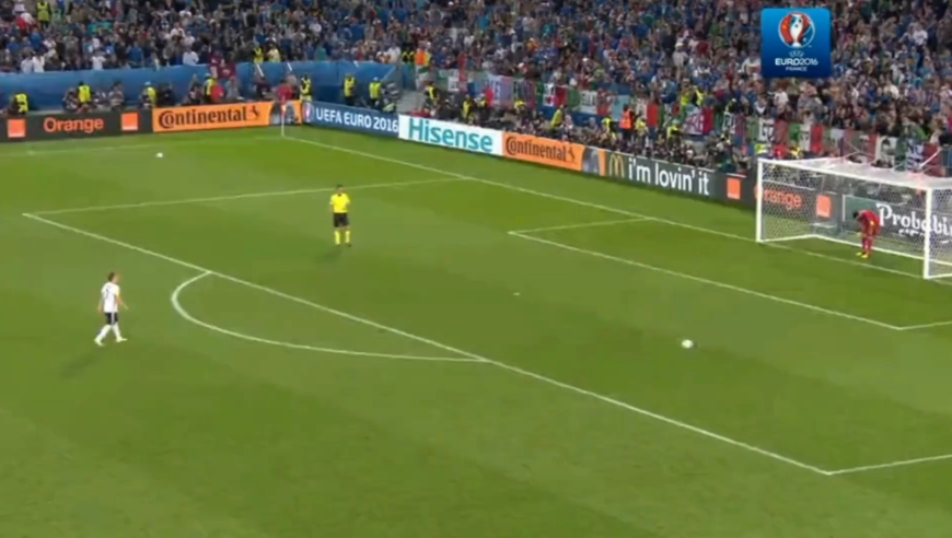 体坛记忆｜2016欧洲杯1／4决赛德国vs意大利点球大战，五轮双方各罚丢3个点球