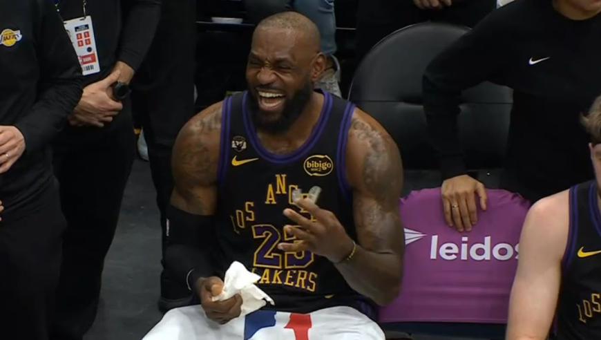 虎父无犬子！詹姆斯+布朗尼vs奇才扣篮全收录 史上最强扣篮父子组合