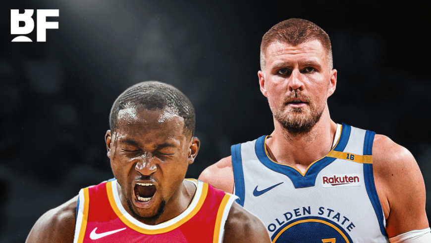 老鹰球迷高喊谢谢勇士！库明加三战64+23+10 反观波津连续五场缺席