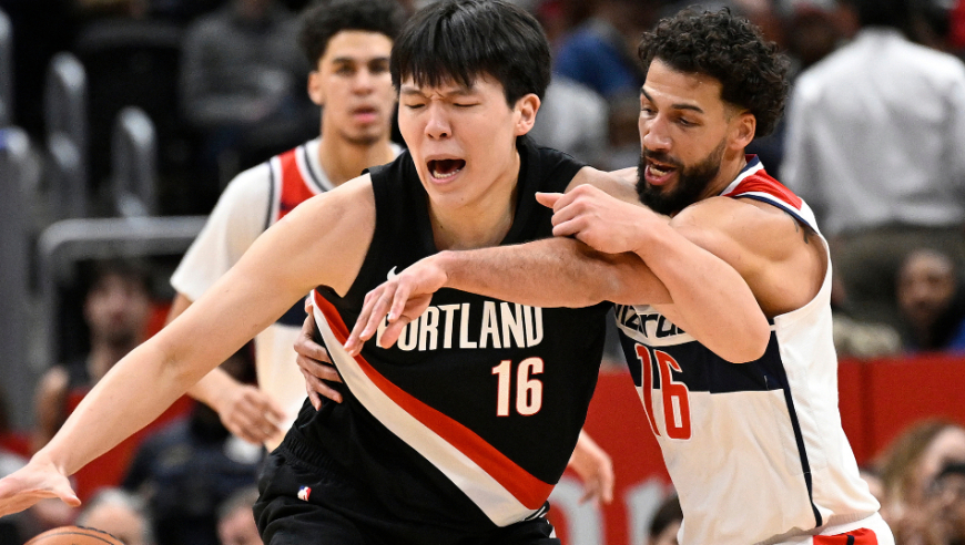 杨瀚森vs奇才6分5篮板集锦：篮下做出巨大贡献+11正负值全队第一