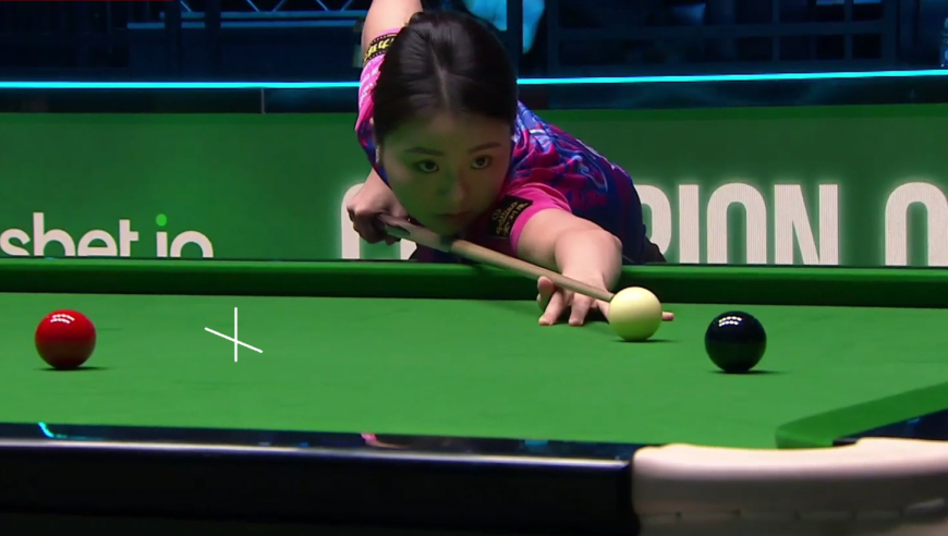 2025斯诺克冠中冠：小特4-1白雨露，可惜黑球没打进