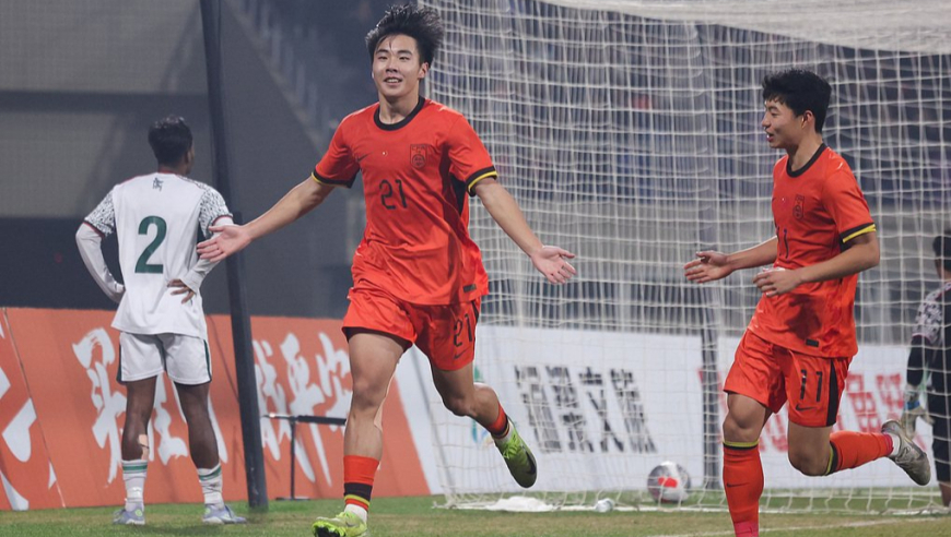 进球停不下来！U17国足进印尼第五球，帅惟浩反越位单刀