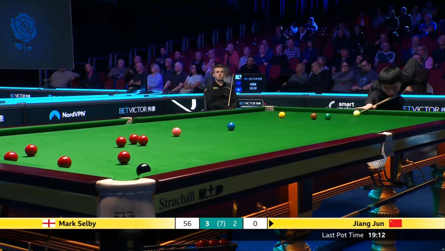 威尔士赛爆大冷门！江俊关键球局神奇清台，连扳三局淘汰卫冕冠军