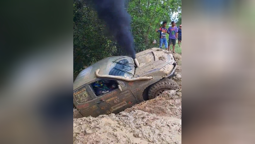 泰国丛林越野赛，马力小了还不行