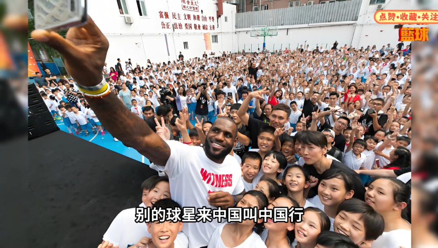 别的NBA球星来中国叫中国行，只有乔丹才能被称为访华 