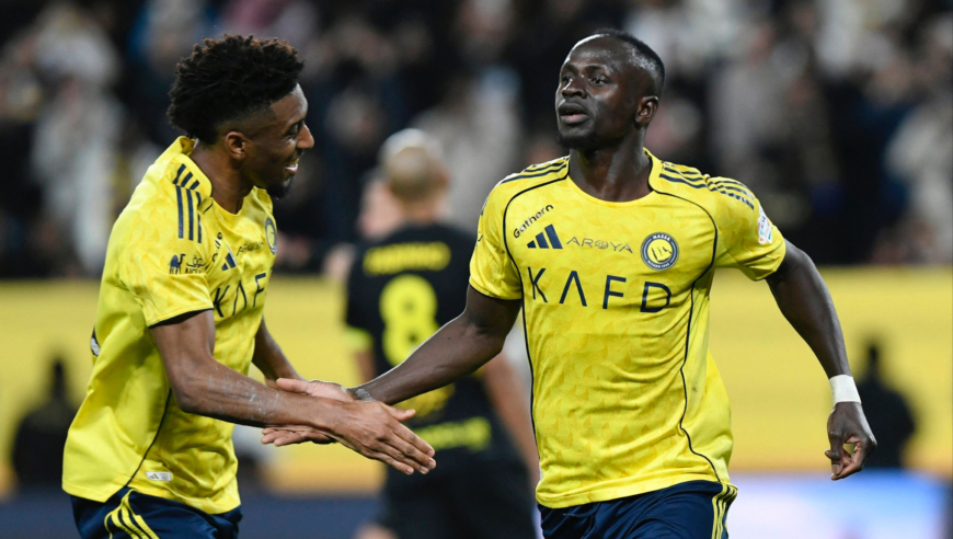 沙特联：利雅得胜利2-0吉达联合 C罗继续缺阵 马内、安热洛破门