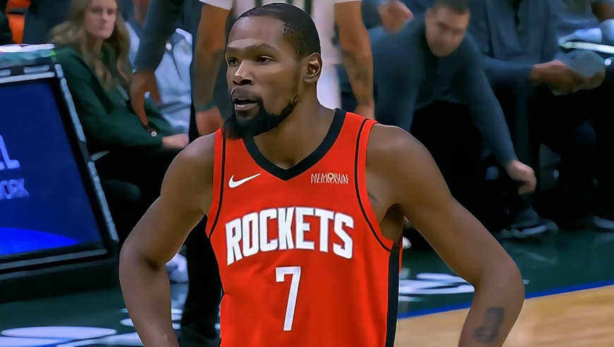 把球给杜兰特！乌度卡开启新战术 杜兰特助攻+得分火箭轰出7-0