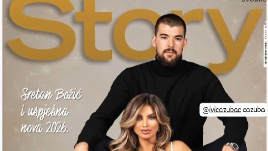 NBA高颜值夫妇！祖巴茨妻子晒杂志封面写真 大方晒孕肚太美了