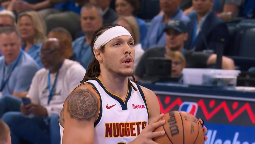 暴打联盟第一！掘金戈登vs雷霆首节19分集锦：连造犯规+三分投疯了