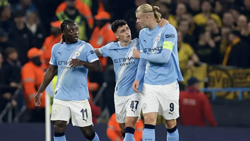 欧冠：曼城4-1大胜多特 福登梅开二度 哈兰德、谢尔基破门