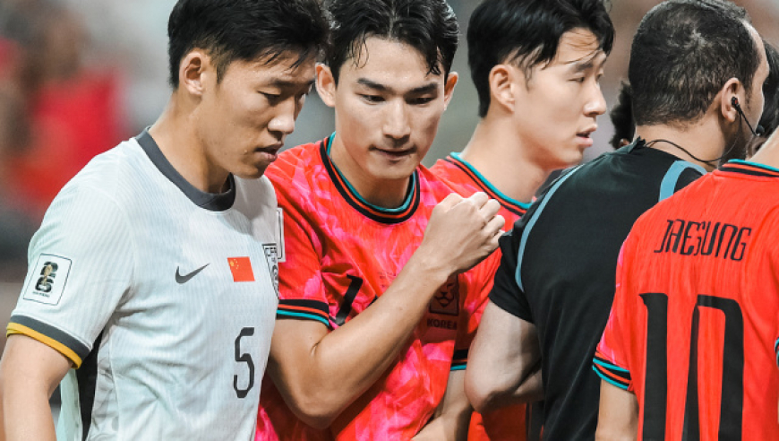国足VS韩国前瞻：新周期首秀！已8年不胜+5连败0进球，央视将直播