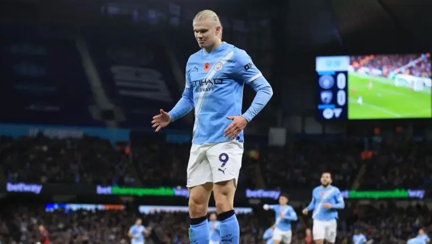 英超：曼城3-1伯恩茅斯 哈兰德双响 奥赖利破门 谢尔基两送助攻